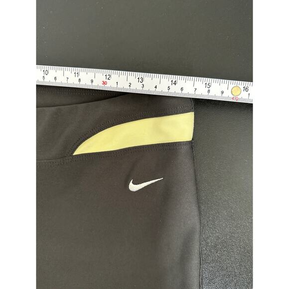 Vintage Nike Women Mid Rise Gray Flare Yoga Capris Y2K Cropped Gym Workout - Picture 6 of 9